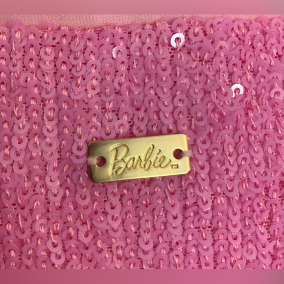 NWT Show Me Your Mumu x Barbie RSVP Skirt Size Large Pink Sequins Maxi Skirt - Picture 11 of 16